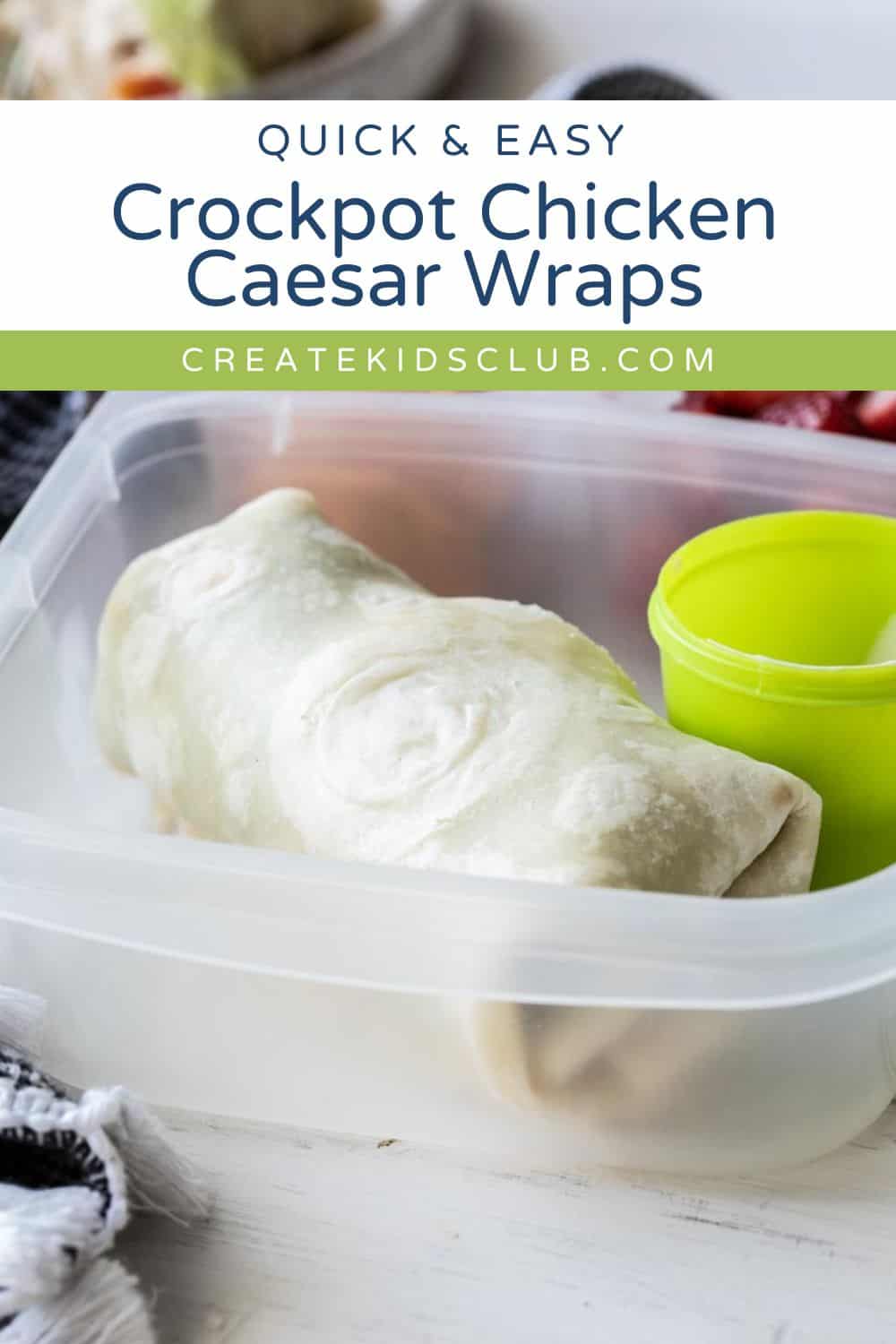 chicken caesar wrap