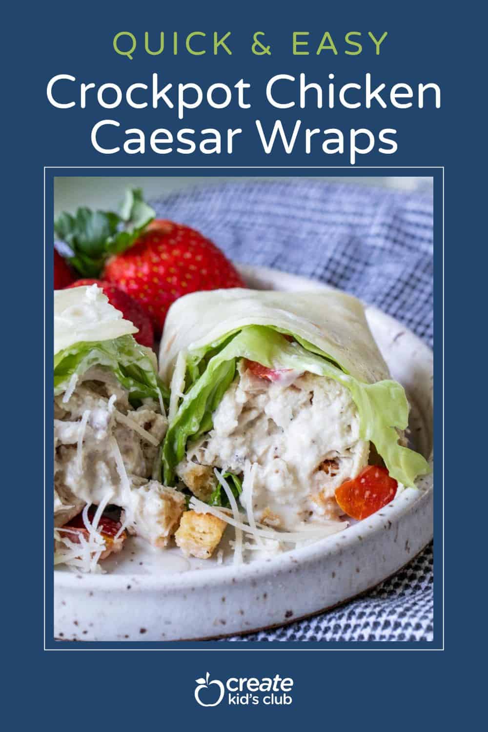 chicken caesar wrap