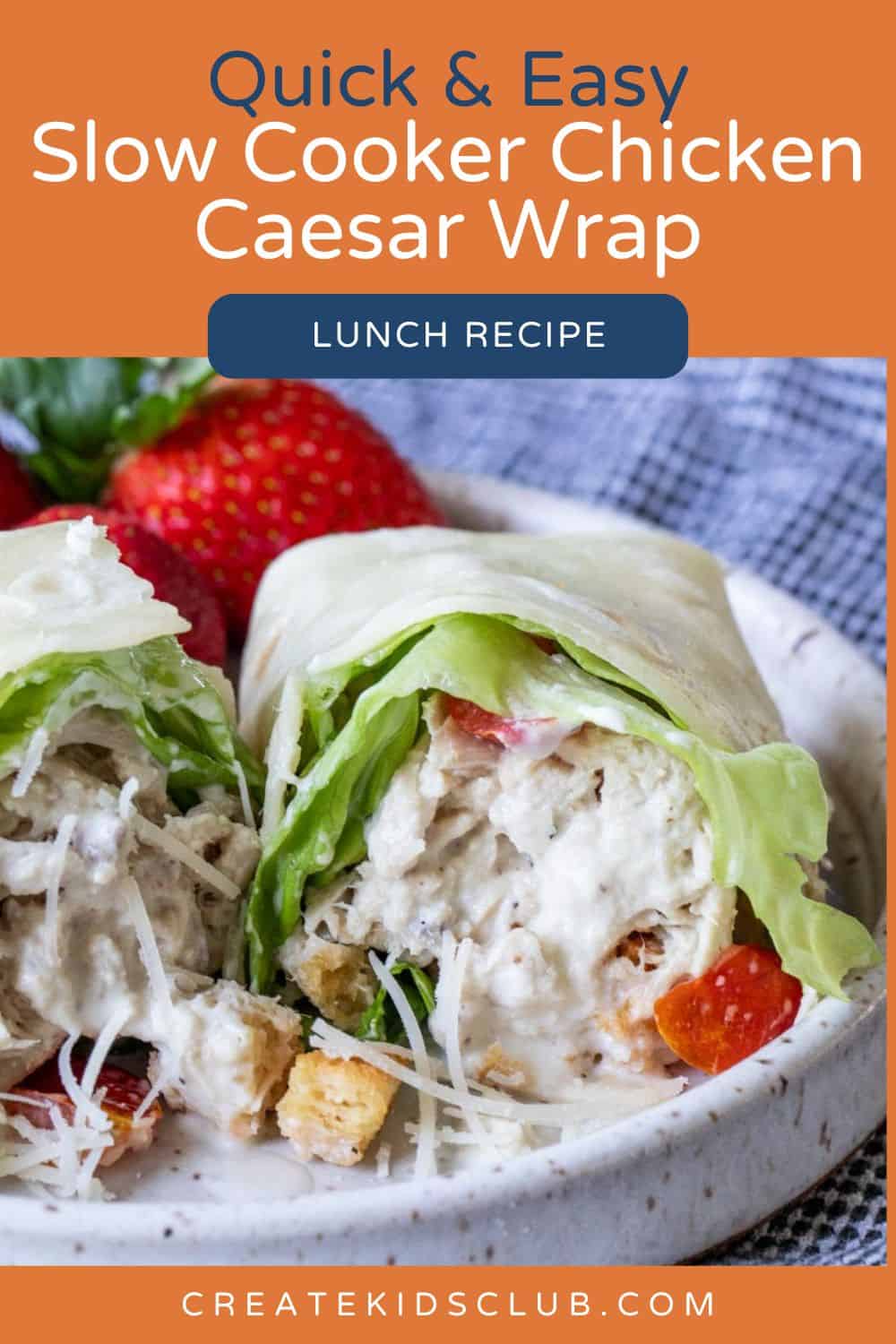 chicken caesar wrap