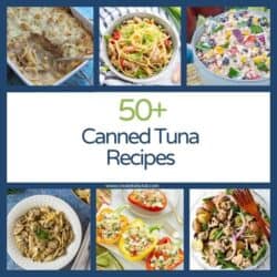pin for 50 Canned Tuna Recipes