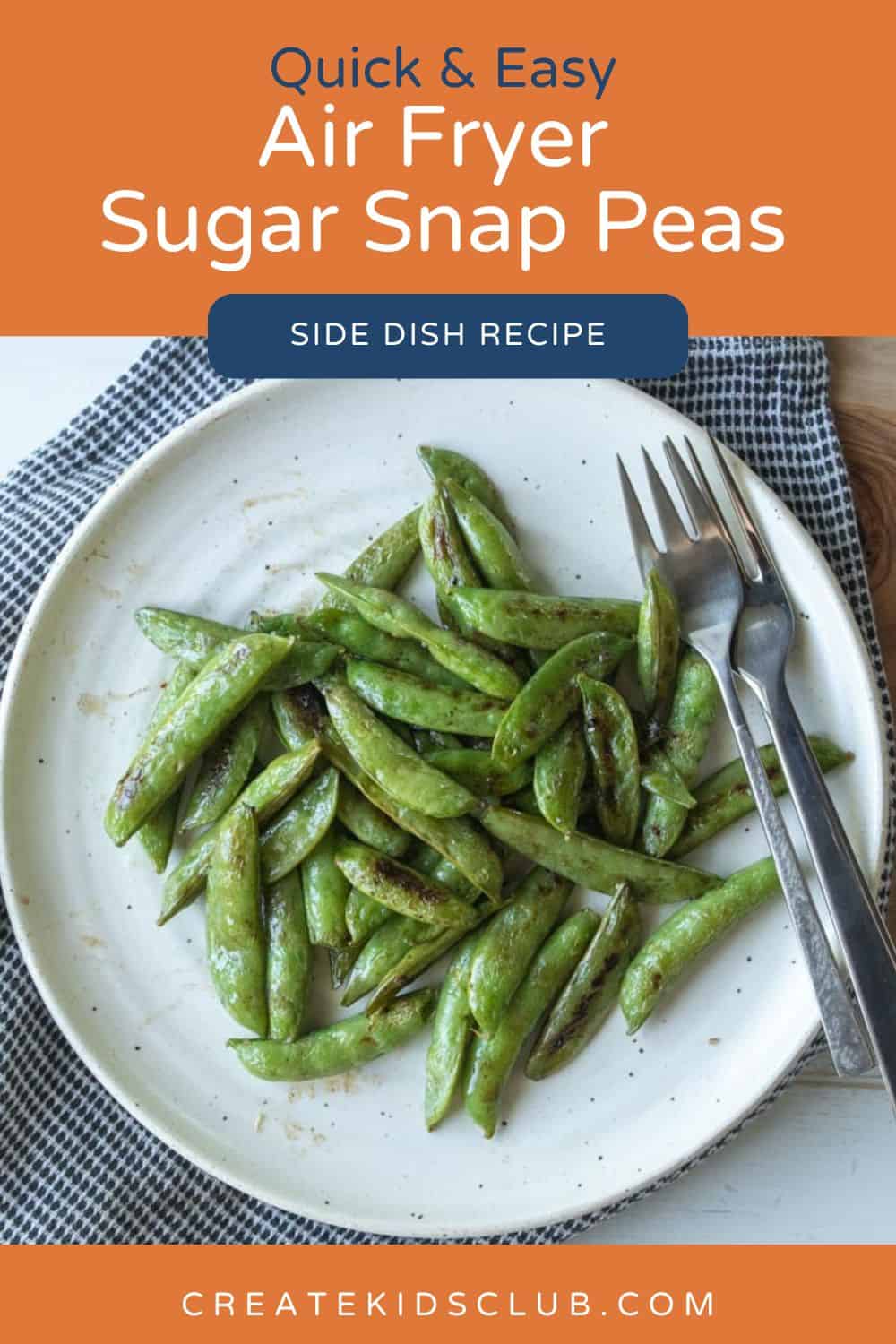pin for air fryer sugar snap peas