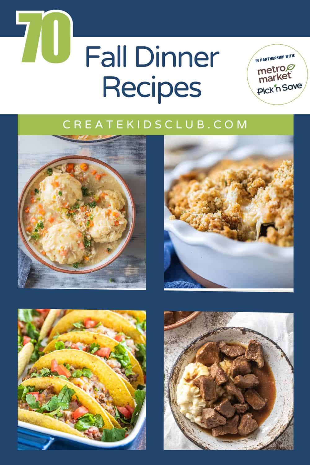 pin for fall dinner recipes