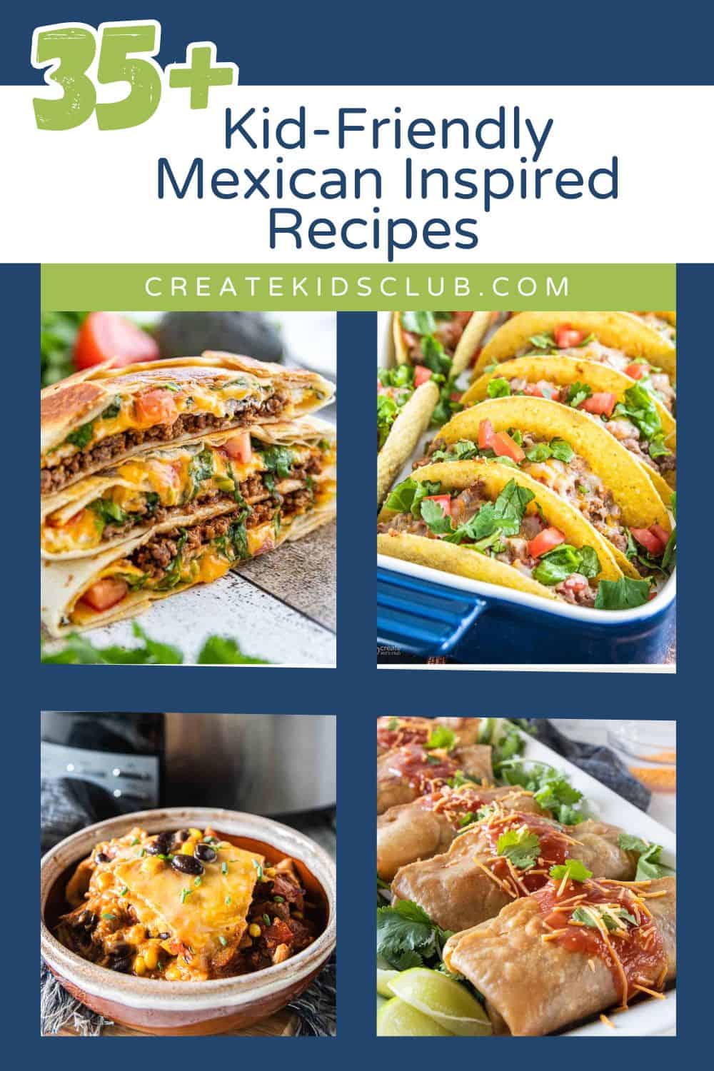 pin for Mexican inspired recipes
