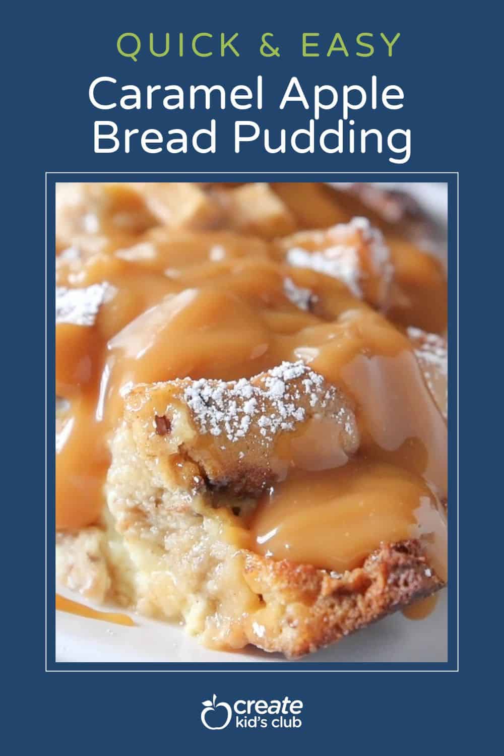 pin for Caramel Apple Bread Pudding