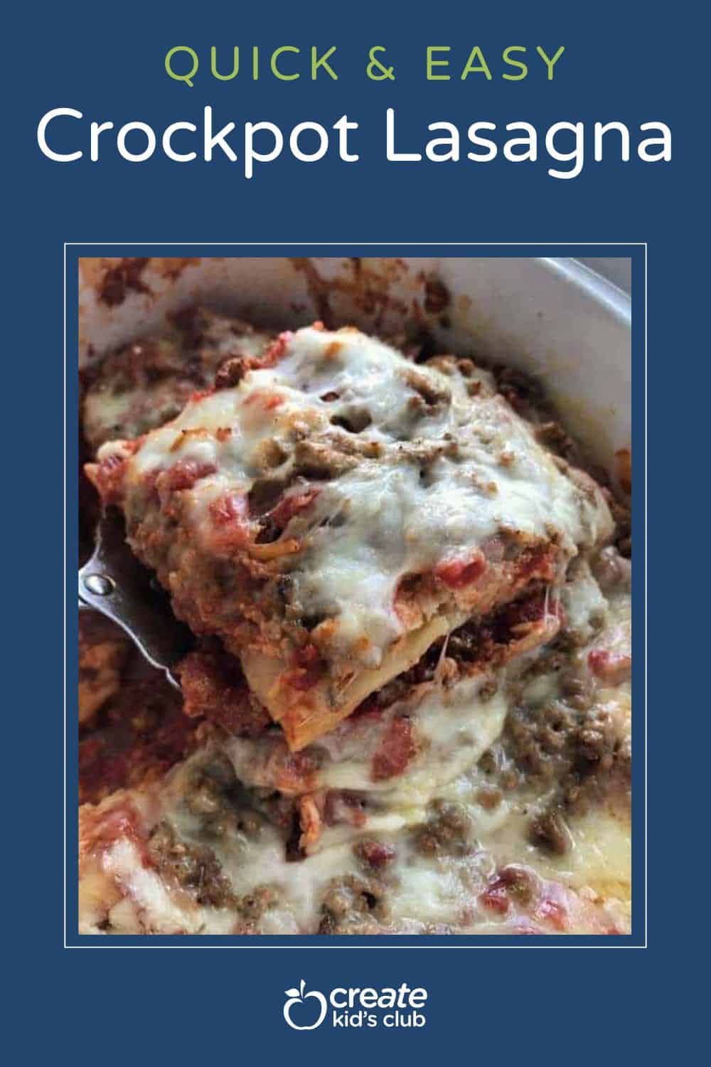 pin for crockpot lasagna