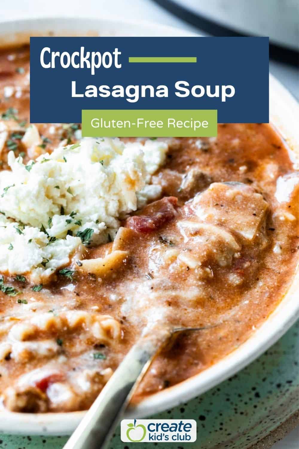 pin for crockpot lasagna soup