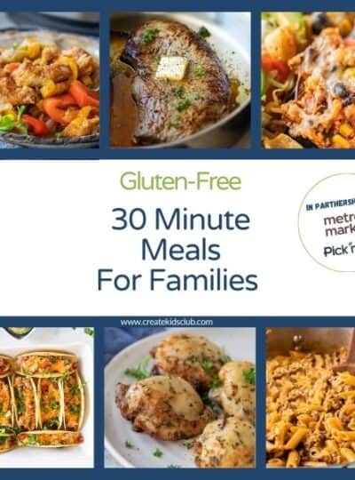 pin for gluten free 30 minute meals for families