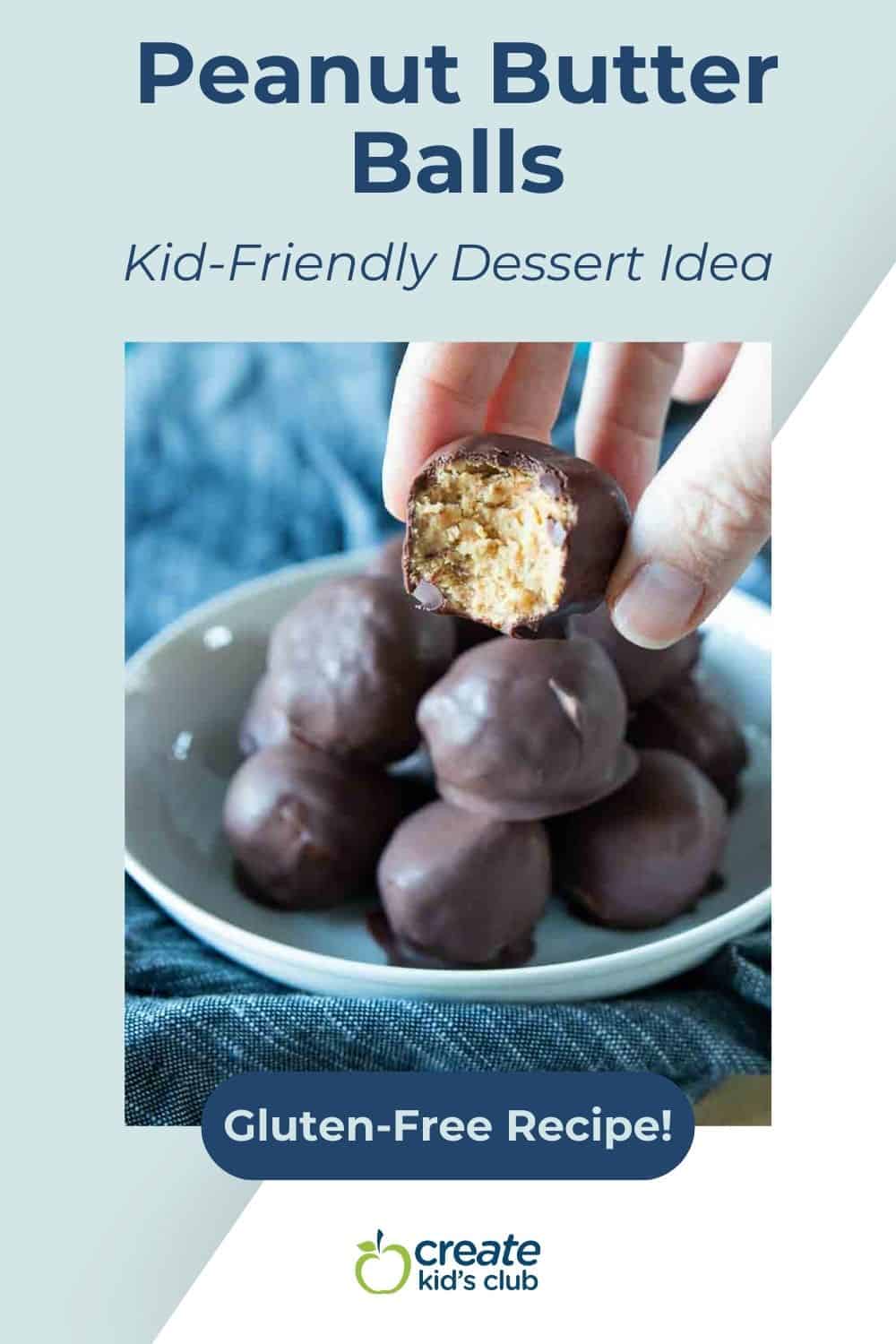 pin for gluten free peanut butter balls