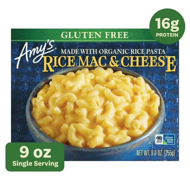 photo of amys gluten free mac and cheese