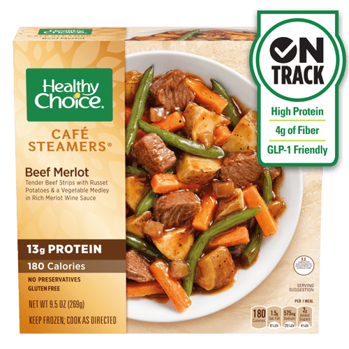 healthy choice gluten free frozen entree beef merlot