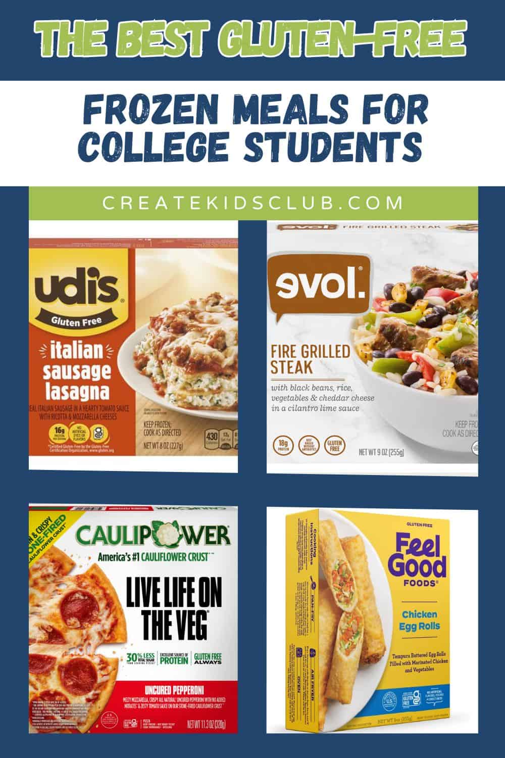 pin for frozen meals for college students