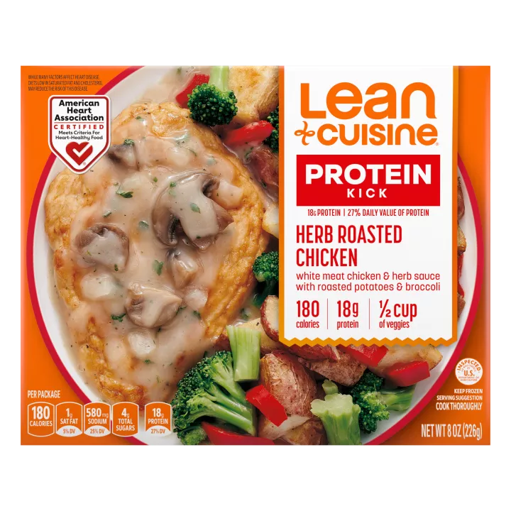 lean cuisine gluten free frozen herb roasted chicken