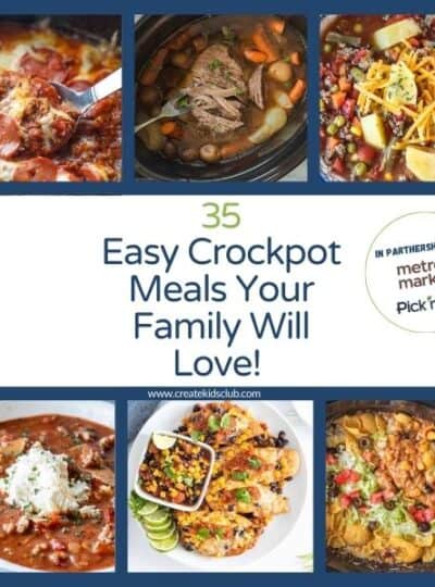 pin for easy crockpot meals