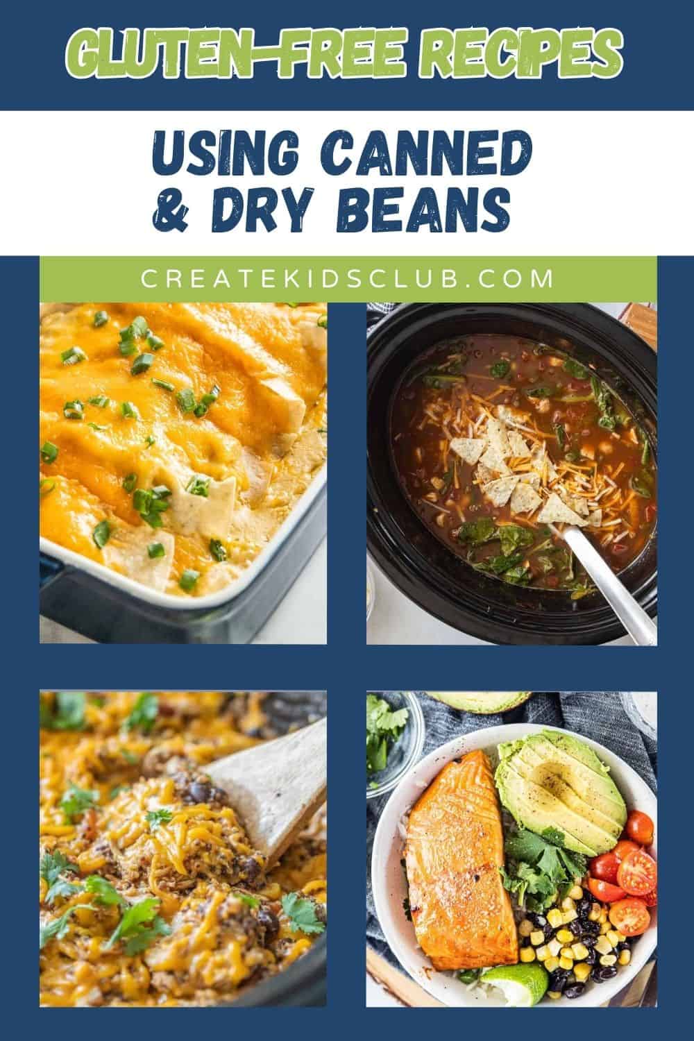 pin for recipes with beans