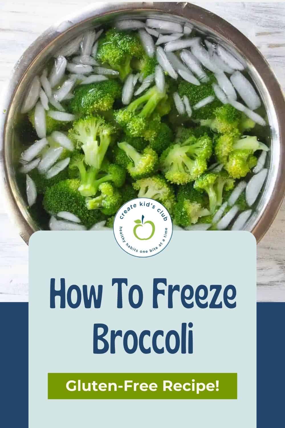 pin for how to freeze broccoli