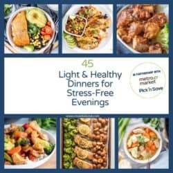 pin for Simple, Light & Healthy Dinners for Stress-Free Evenings