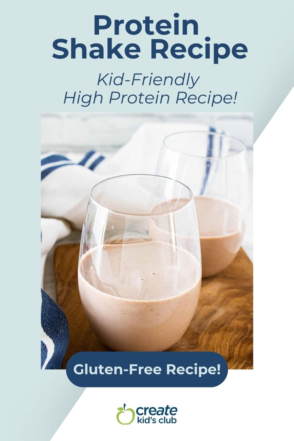 high protein smoothie pin