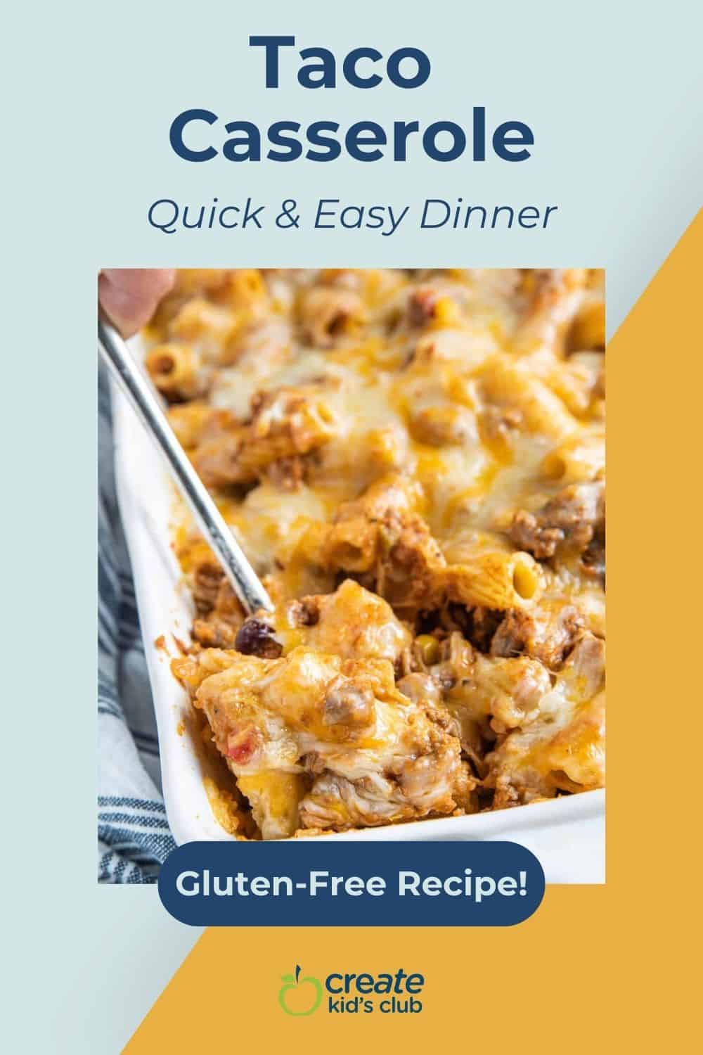 taco pasta bake pin