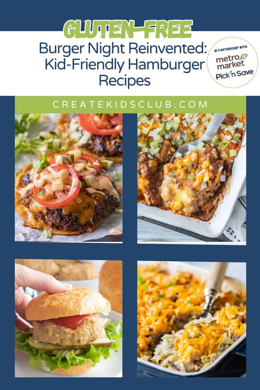 pin for kid friendly hamburger recipes