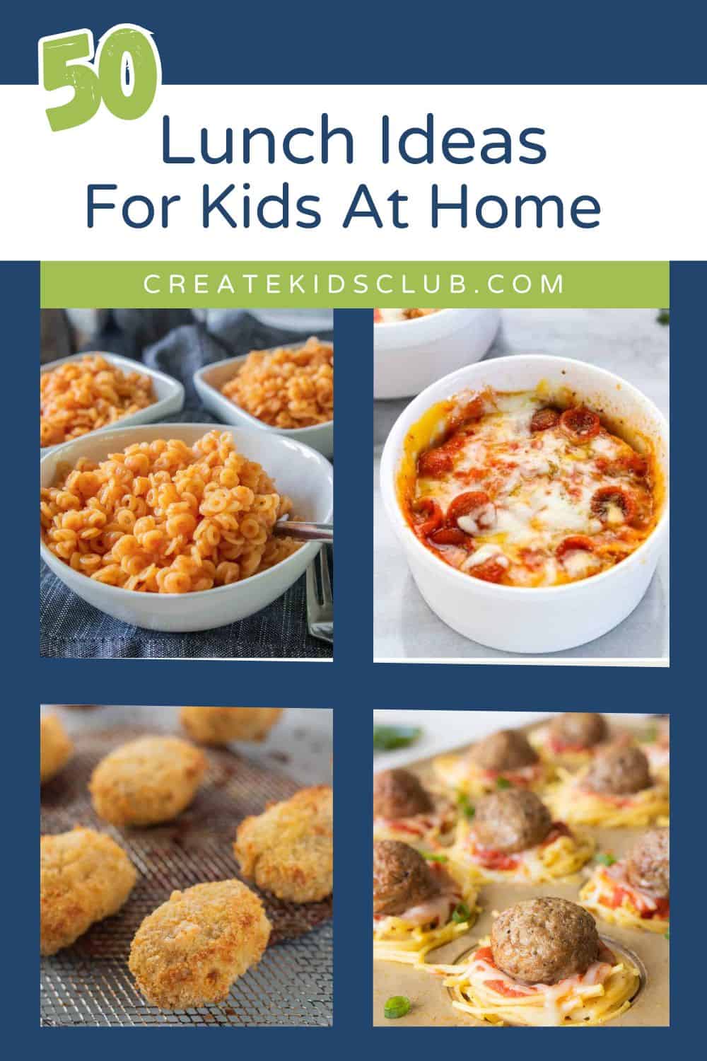 Lunch ideas for kids at home
