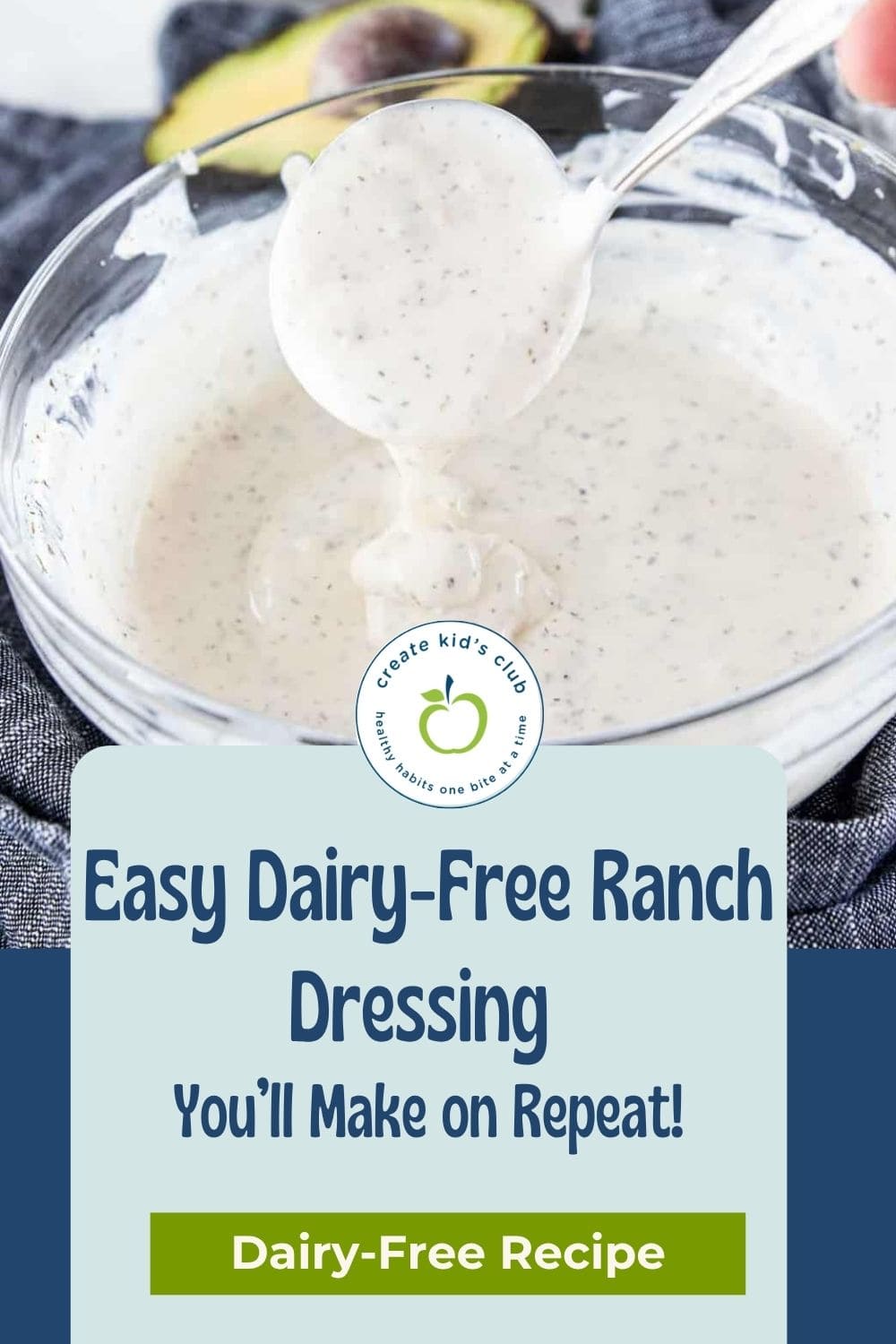 pin for dairy free dressing